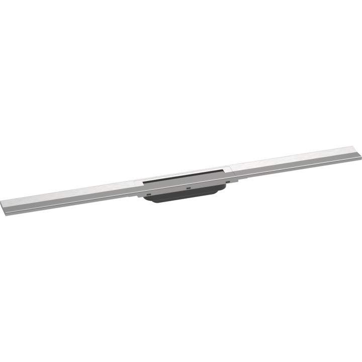 HG RainDrain Flex Element zewnętrzny odpływu liniowego 900 z możliwością przycięcia, montaż odsunięty od ściany, Stal Szlachetna