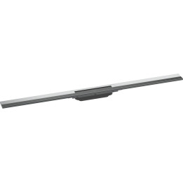HG RainDrain Flex Element zewnętrzny odpływu liniowego 1000 z możliwością przycięcia, montaż odsunięty od ściany, Chrom