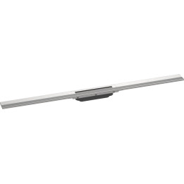 HG RainDrain Flex Element zewnętrzny odpływu liniowego 1000 z możliwością przycięcia, montaż odsunięty od ściany, Stal Szlachetn