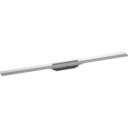 HG RainDrain Flex Element zewnętrzny odpływu liniowego 1000 z możliwością przycięcia, montaż odsunięty od ściany, Stal Szlachetn