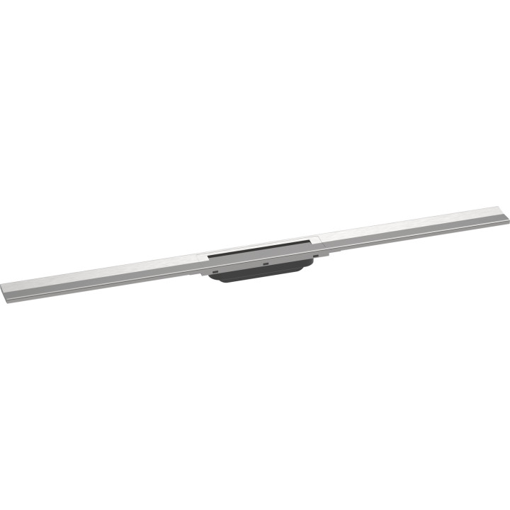 HG RainDrain Flex Element zewnętrzny odpływu liniowego 1000 z możliwością przycięcia, montaż odsunięty od ściany, Stal Szlachetn