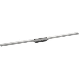 HG RainDrain Flex Element zewnętrzny odpływu liniowego 1200 z możliwością przycięcia, montaż odsunięty od ściany, Stal Szlachetn