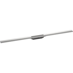 HG RainDrain Flex Element zewnętrzny odpływu liniowego 1200 z możliwością przycięcia, montaż odsunięty od ściany, Stal Szlachetn