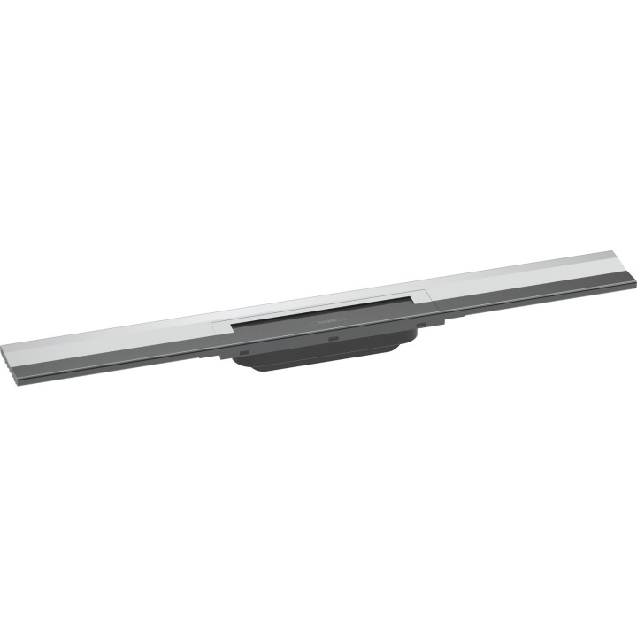 HG RainDrain Flex Element zewnętrzny odpływu liniowego 700 z możliwością przycięcia, montaż przyścienny, Chrom