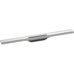 HG RainDrain Flex Element zewnętrzny odpływu liniowego 800 z możliwością przycięcia, montaż przyścienny, Stal Szlachetna Szczotk