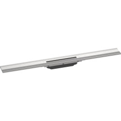 HG RainDrain Flex Element zewnętrzny odpływu liniowego 800 z możliwością przycięcia, montaż przyścienny, Stal Szlachetna Szczotk