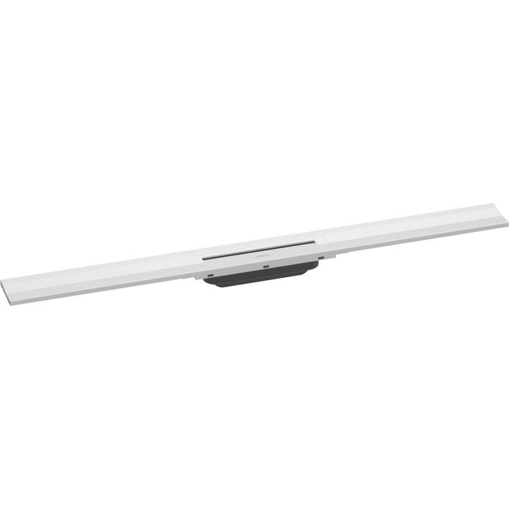 HG RainDrain Flex Element zewnętrzny odpływu liniowego 900 z możliwością przycięcia, montaż przyścienny, Biały Matowy