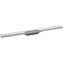 HG RainDrain Flex Element zewnętrzny odpływu liniowego 900 z możliwością przycięcia, montaż przyścienny, Stal Szlachetna Szczotk