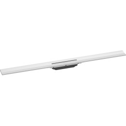 HG RainDrain Flex Element zewnętrzny odpływu liniowego 1000 z możliwością przycięcia, montaż przyścienny, Biały Matowy