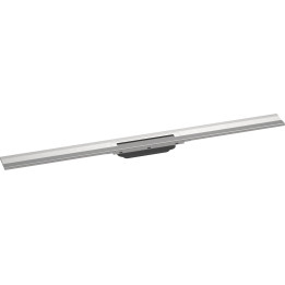 HG RainDrain Flex Element zewnętrzny odpływu liniowego 1000 z możliwością przycięcia, montaż przyścienny, Stal Szlachetna Szczot