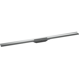 HG RainDrain Flex Element zewnętrzny odpływu liniowego 1200 z możliwością przycięcia, montaż przyścienny, Chrom