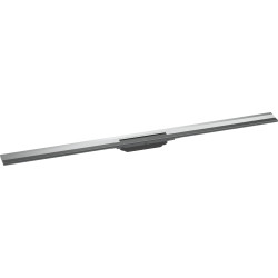 HG RainDrain Flex Element zewnętrzny odpływu liniowego 1200 z możliwością przycięcia, montaż przyścienny, Chrom