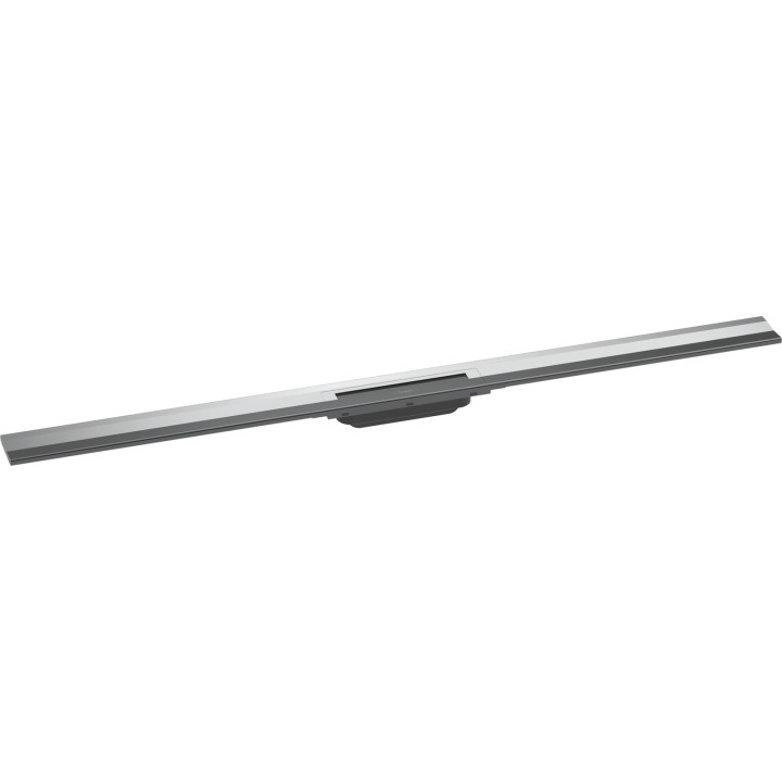 HG RainDrain Flex Element zewnętrzny odpływu liniowego 1200 z możliwością przycięcia, montaż przyścienny, Chrom