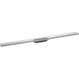 HG RainDrain Flex Element zewnętrzny odpływu liniowego 1200 z możliwością przycięcia, montaż przyścienny, Stal Szlachetna Szczot