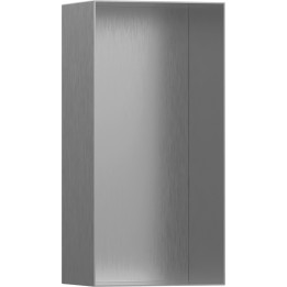 HG XtraStoris Minimalistic Wnęka ścienna bez ozdobnej ramki 300/150/100, Stal Szlachetna Szczotkowana