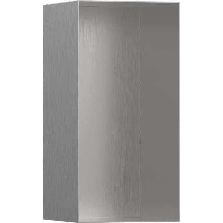 HG XtraStoris Minimalistic Wnęka ścienna bez ozdobnej ramki 300/150/140, Stal Szlachetna Szczotkowana