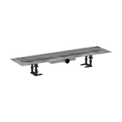 HG RainDrain Compact Kompletny odpływ liniowy 700, ruszt do wyłożenia płytkami, niski
