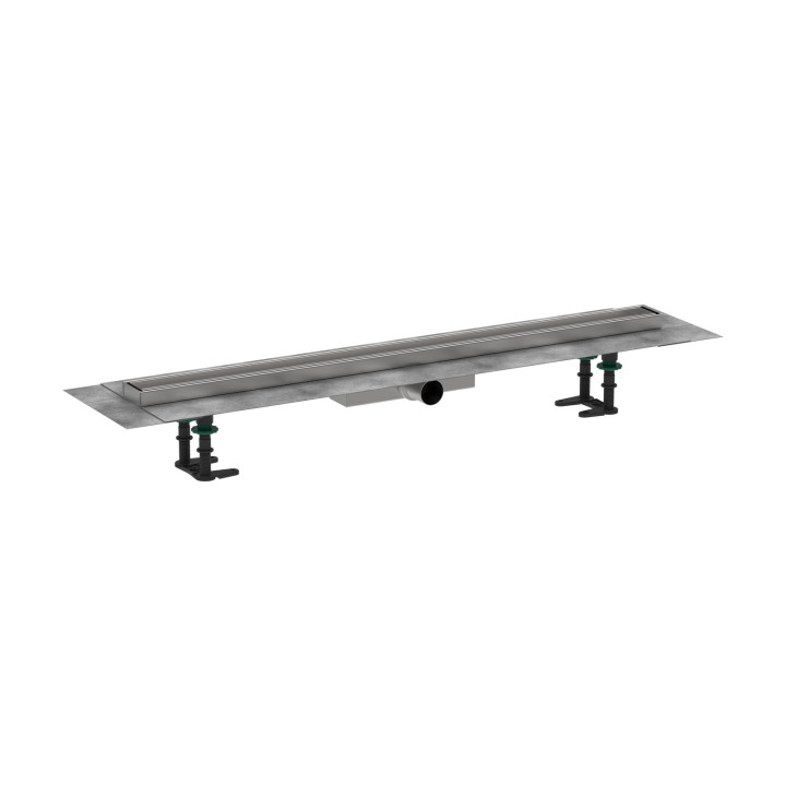 HG RainDrain Compact Kompletny odpływ liniowy 900, ruszt do wyłożenia płytkami, niski