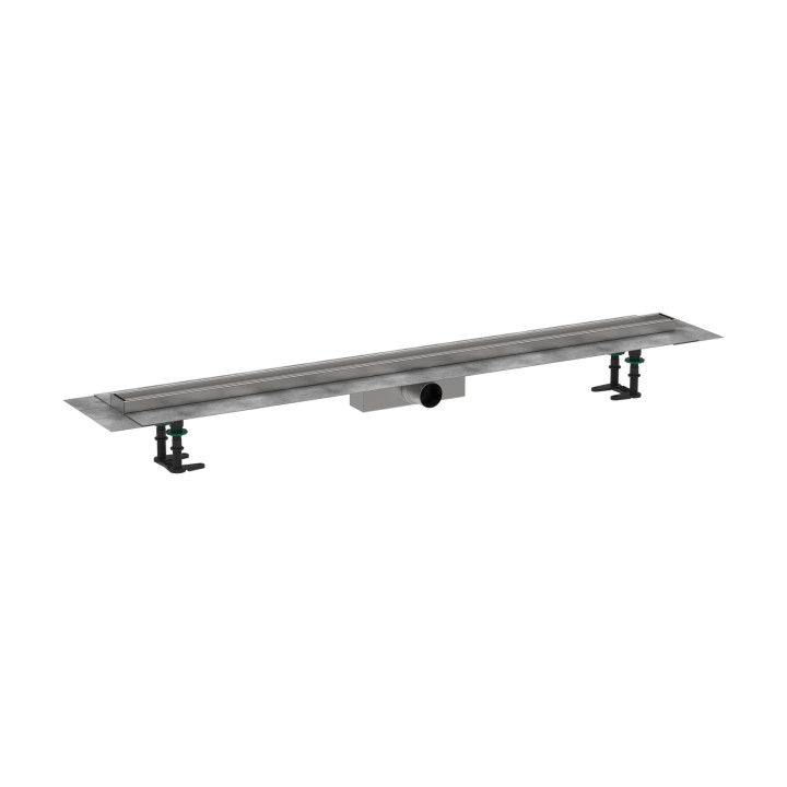 HG RainDrain Compact Kompletny odpływ liniowy 1200, ruszt do wyłożenia płytkami, standardowy