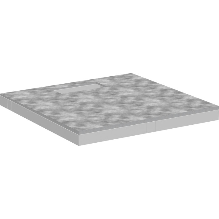 HG RainDrain Board Brodzik podpłytkowy 1000/1000 z zestawem instalacyjnym