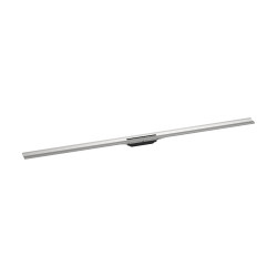 HG RainDrain Flex Element zewnętrzny odpływu liniowego 1600 z możliwością przycięcia, montaż przyścienny, Stal Szlachetna Szczot