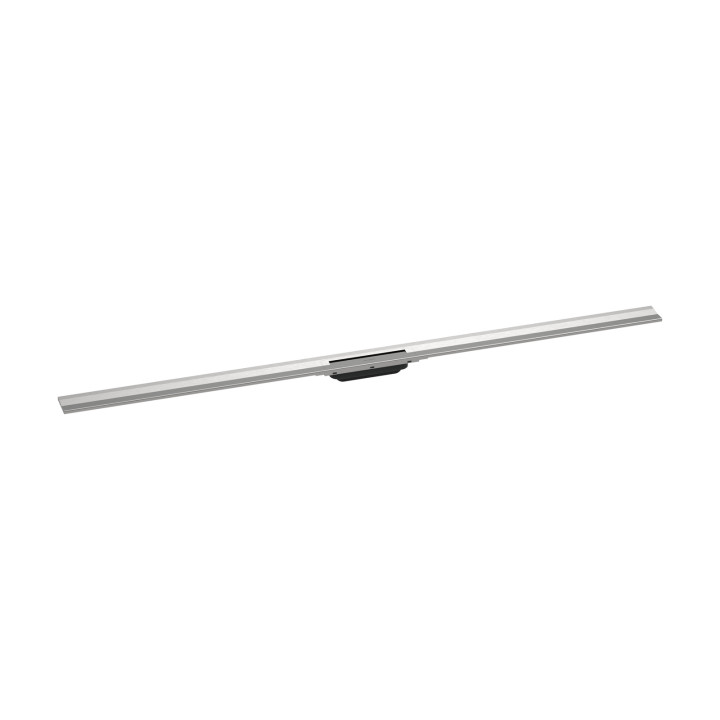 HG RainDrain Flex Element zewnętrzny odpływu liniowego 1600 z możliwością przycięcia, montaż przyścienny, Stal Szlachetna Szczot