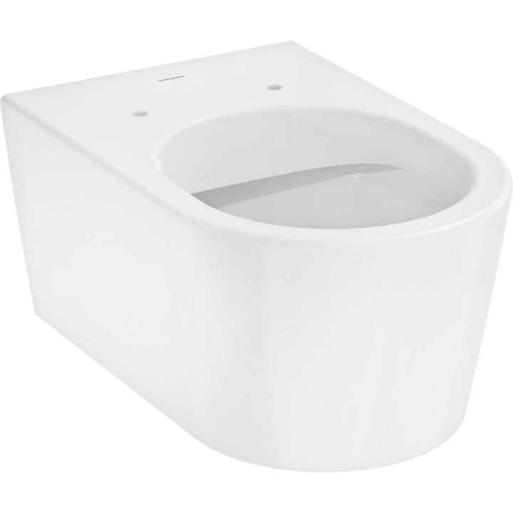 HG EluPura S Miska wisząca WC 540, bezkołnierzowa AquaFall Flush, Biały
