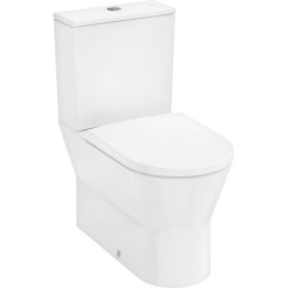 HG EluPura Original S Kompakt WC 640, przyścienny, odpływ poziomy/pionowy, AquaChannel Flush, z deską, Biały