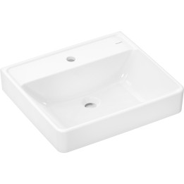 HG Xanuia Q Umywalka wisząca 550/480 z otworem na baterię, bez przelewu, Biały