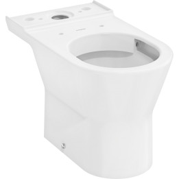 HG EluPura Original S Miska kompaktowa WC 640, odpływ poziomy, AquaChannel Flush, Biały