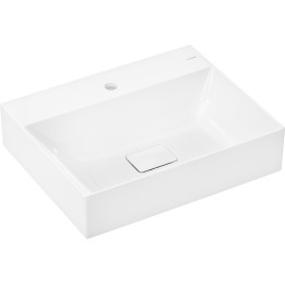 HG Xevolos E Umywalka wisząca 600/480 z otworem na baterię, bez przelewu, SmartClean, Biały