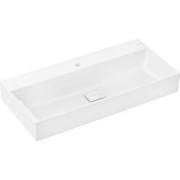 HG Xevolos E Umywalka wisząca 1000/480 z otworem na baterię, bez przelewu, SmartClean, Biały