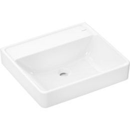 HG Xanuia Q Umywalka wisząca 550/480 bez otworu na baterię, bez przelewu, SmartClean, Biały