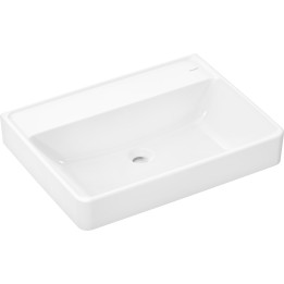HG Xanuia Q Umywalka wisząca 650/480 bez otworu na baterię, bez przelewu, SmartClean, Biały