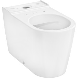 HG EluPura S Miska kompaktowa WC 640, przyścienna, odpływ poziomy/pionowy, AquaFall Flush, SmartClean, Biały
