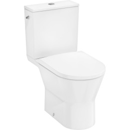 HG EluPura Original S Kompakt WC 640, odpływ poziomy, przyłącze z boku, AquaChannel Flush, SmartClean, z deską WC, SoftClose, Qu