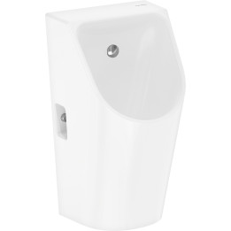 HG EluPura Original S Pisuar z zasilaniem od tyłu, odpływ z tyłu, bezkołnierzowy, SmartClean, Biały