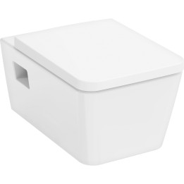 HG EluPura Original Q Miska wisząca WC 540 AquaChannel Flush, SmartClean, z deską WC, SoftClose, QuickRelease, Biały