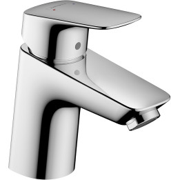 HG Logis Jednouchwytowa bateria umywalkowa 70 LowFlow z kompletem odpływowym z cięgłem, Chrom