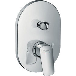 Hansgrohe Logis Jednouchwytowa bateria wannowa, podtynkowa, Chrom