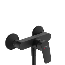 Hansgrohe Logis Jednouchwytowa bateria prysznicowa, natynkowa, Czarny Matowy