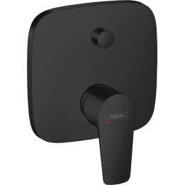 HG Talis E Jednouchwytowa bateria wannowa, podtynkowa do iBox universal, Czarny Matowy