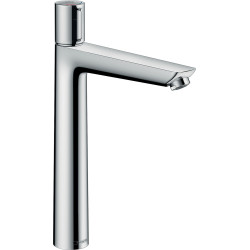 HG Talis Select E Bateria umywalkowa Select 240 do umywalek nablatowych z kompletem odpływowym z cięgłem, Chrom