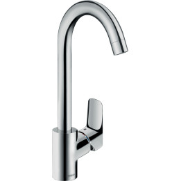 HG Logis M31 Jednouchwytowa bateria kuchenna 260, 1jet, Chrom