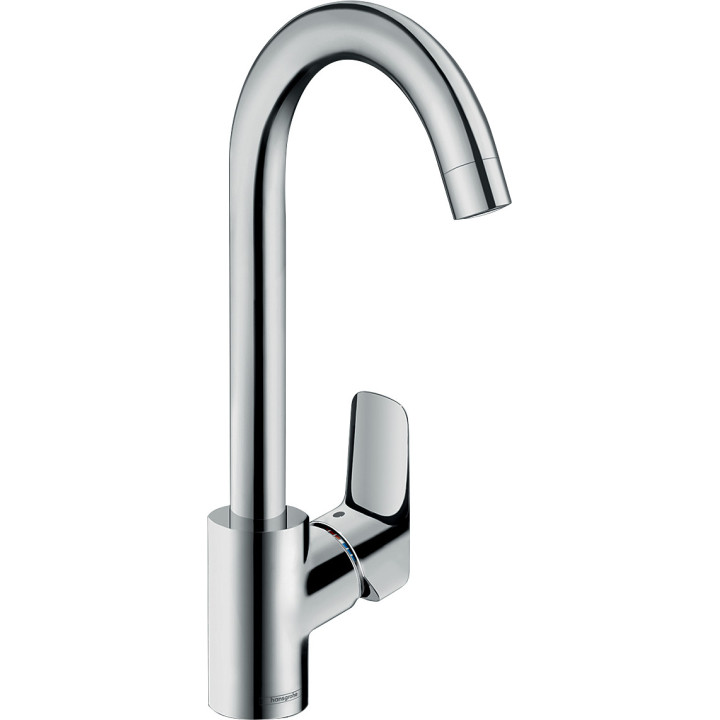 HG Logis M31 Jednouchwytowa bateria kuchenna 260, 1jet, Chrom