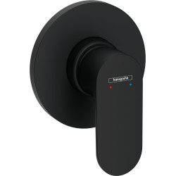 Hansgrohe Rebris S Jednouchwytowa bateria prysznicowa, podtynkowa, Czarny Matowy