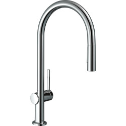 Hansgrohe Talis M54 Jednouchwytowa bateria kuchenna 210, wyciągana wylewka, 2jet, sBox, Chrom