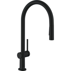 Hansgrohe Talis M54 Jednouchwytowa bateria kuchenna 210, wyciągana wylewka, 2jet, sBox, Czarny Matowy