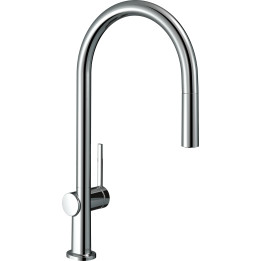 HG Talis M54 Jednouchwytowa bateria kuchenna 210, wyciągana wylewka, 1jet, sBox, Chrom