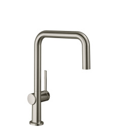 Hansgrohe Talis M54 Jednouchwytowa bateria kuchenna 220 U, 1jet, Stal Szlachetna Finish